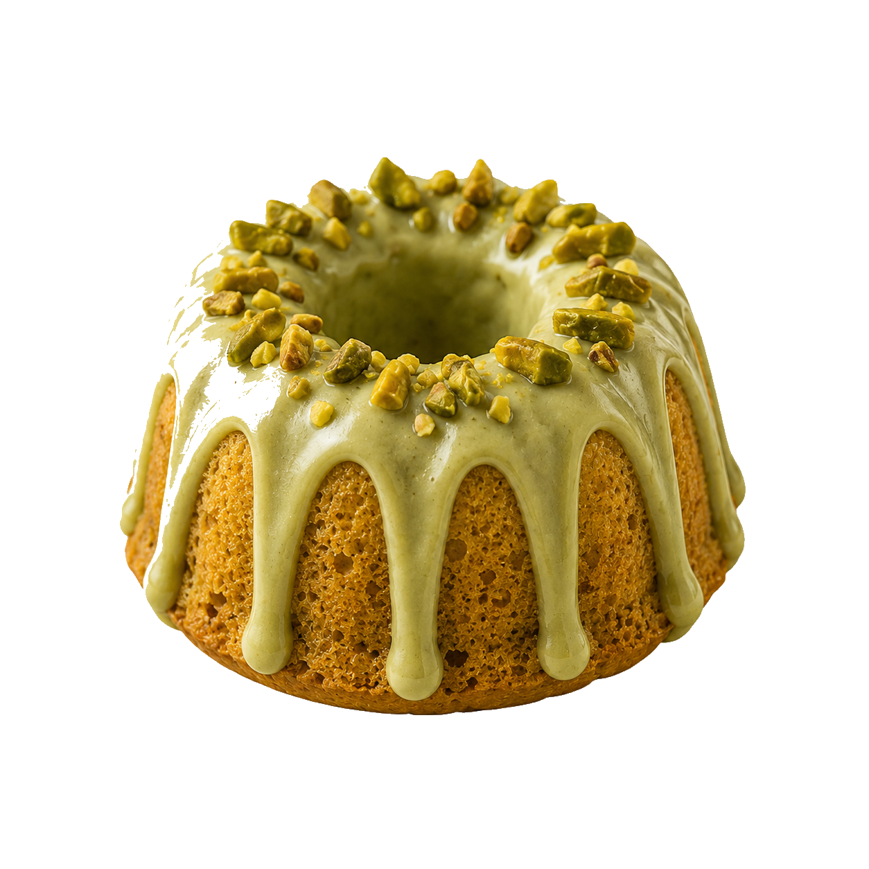 Bundtly pistachio cardamom mini bundt cake